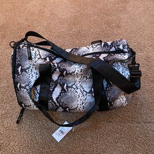 NWT Kendall and Kylie Snakeskin Print Duffle Bag